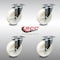 Service Caster 5 Inch SS Nylon Wheel Swivel Top Plate Caster Set SCC-SS20S514-NYS-4 - alternate 5